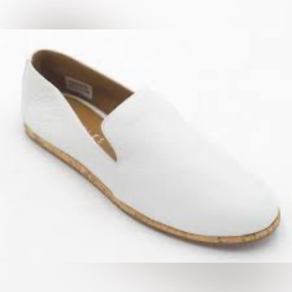 Aerosoles Leather Slip In White Hempstead Size 11.